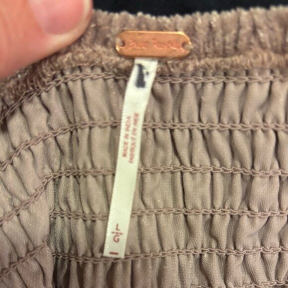 NWOT Free People Farrier Velvet Mini Dress sz L - Picture 3 of 7